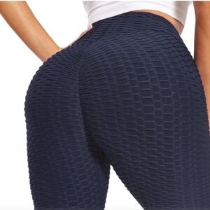 Helix honeycomb TikTok leggings L/XL Navy